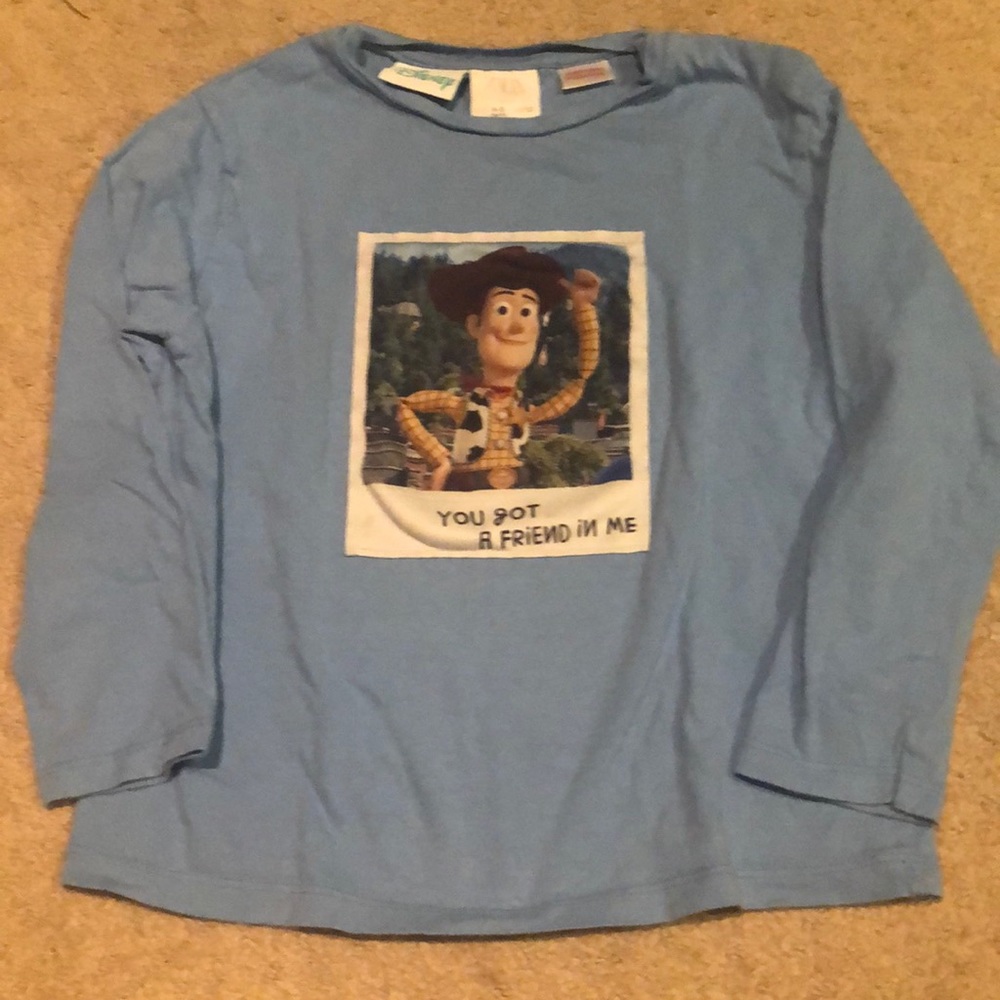 Zara Disney Woody long sleeve shirt
